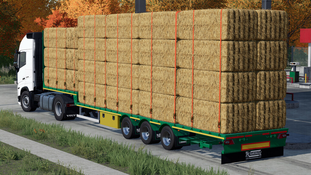 Camara Straw Bale Semitrailer V Fs Mods