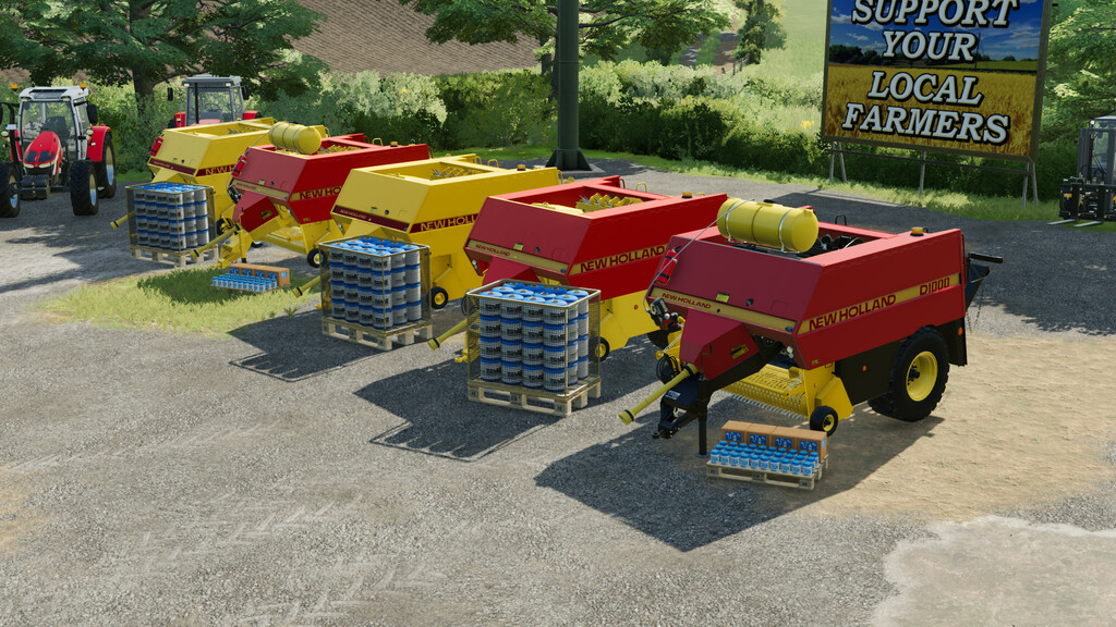 New Holland D800 D1000 Baler V 1 0 FS22 Mods