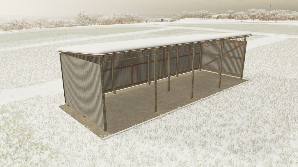 Large Polish Shed V 1 0 FS22 Mods