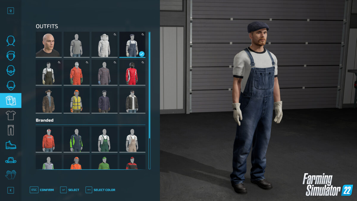 Look at the new character creator in Farming Simulator 22 ⋆ FS22 mods