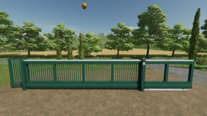 Large Green Sliding Electric Fence v 1.0