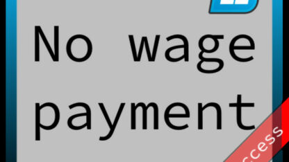 No Wage Payment v 0.1.2.0