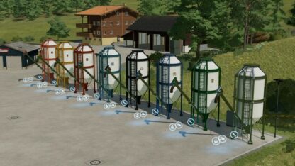 Placeable Silos Pack v 1.0