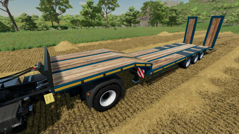 Schwarzmuller Low Loader Trailer V 10 ⋆ Fs22 Mods 9552