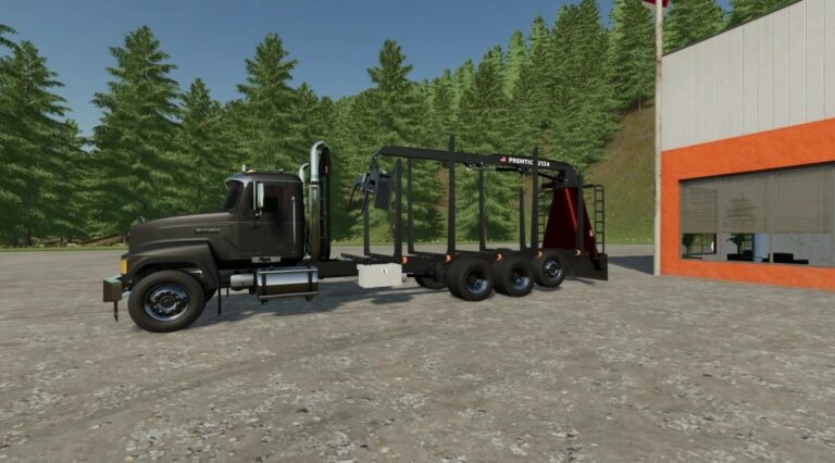 Mack Log Loader Truck V 10 ⋆ Fs22 Mods 4585