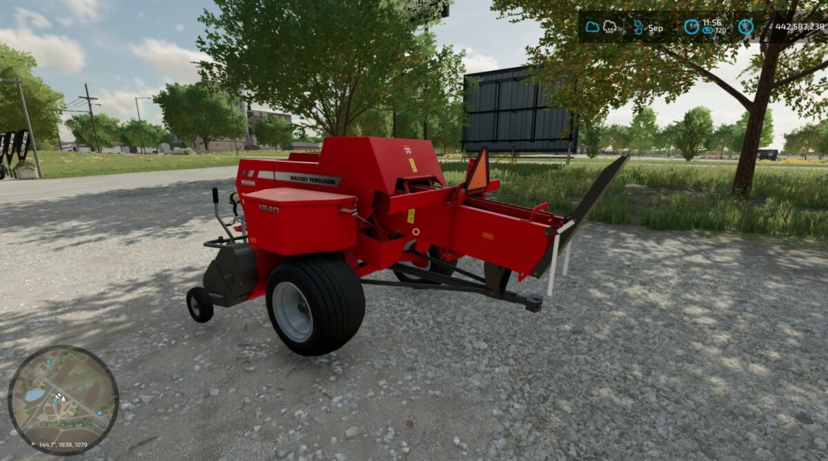 Massey Ferguson Hesston 1840 v 1.0 ⋆ FS22 mods