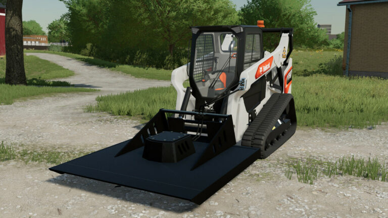 Mower For Skid Steer Loaders v 1.0 ⋆ FS22 mods