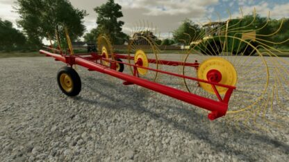 1978 6 Wheel Hay Rake v 1.0