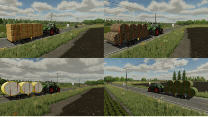 Small Flatbed Trailer v 1.0