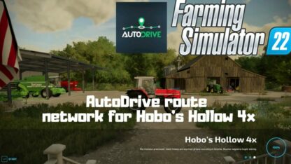 Autodrive Route Network for Hobos Hollow 4X Map v 1.0