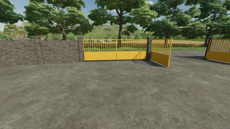 Concrete Fences v 1.0 ⋆ FS22 mods