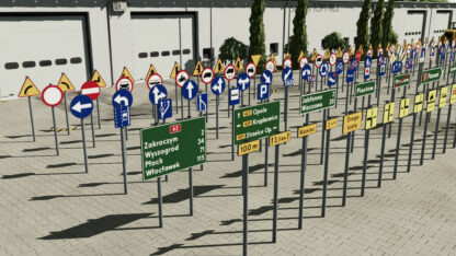 Polish Road Signs Pack (Prefab) v 1.0