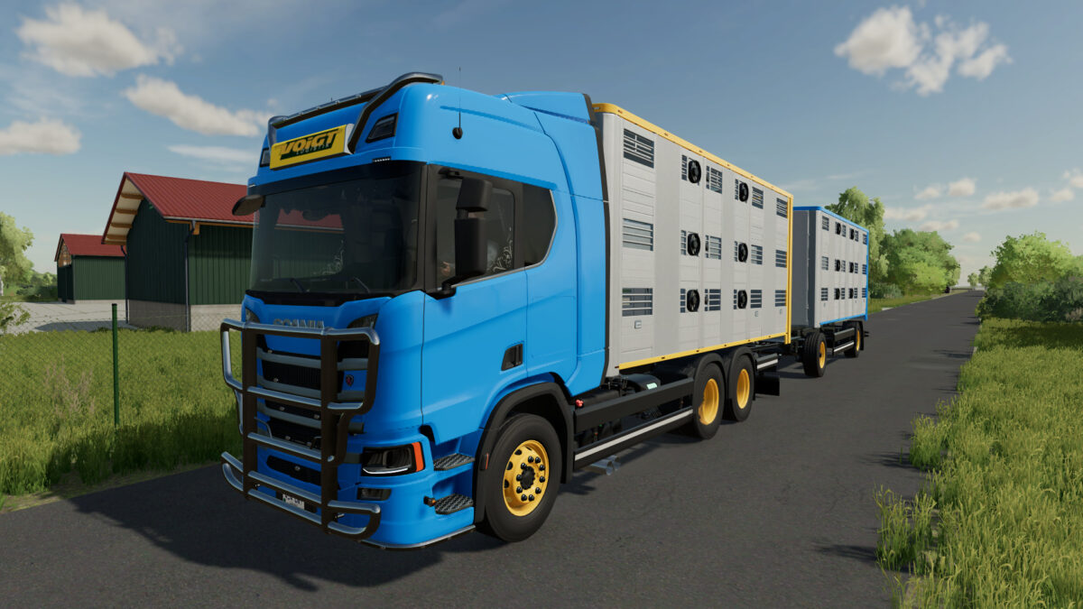 Scania R Animal Transport v 1.0 ⋆ FS22 mods