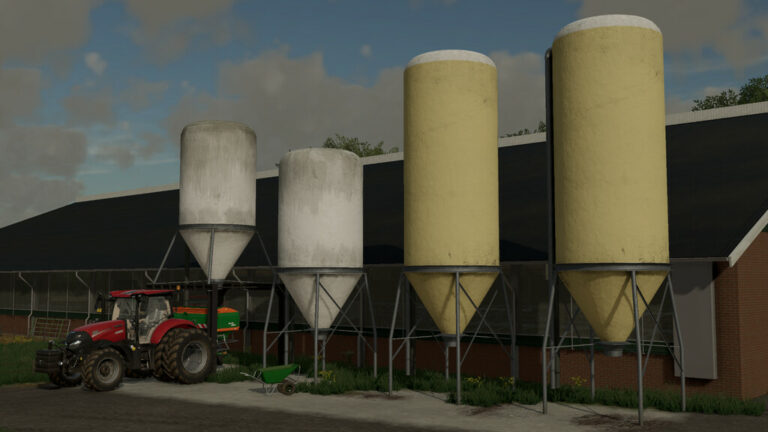 Farm Silos Pack V 10 ⋆ Fs22 Mods 5861