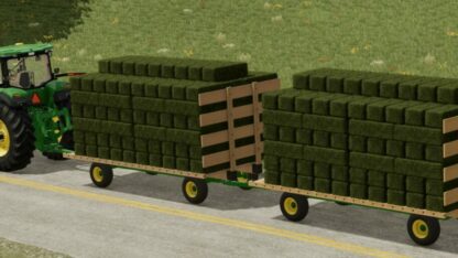 John Deere 1075 Hay Wagon v 1.0