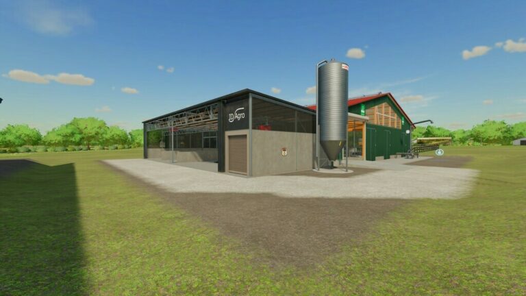 Large Cow Barn v 1.1 ⋆ FS22 mods