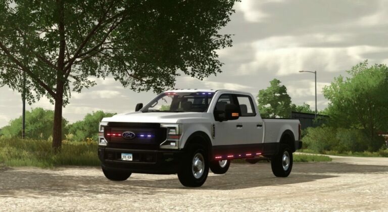 2020 Ford F Series Super Duty Police Utility V 10 ⋆ Fs22 Mods 0075