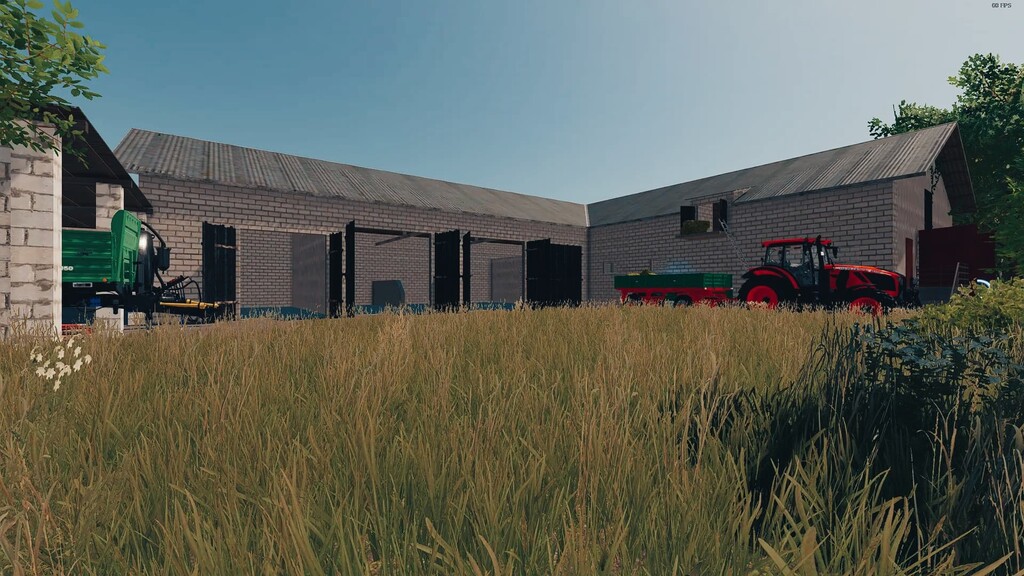 Barn with Cowshed v 1.0 ⋆ FS22 mods