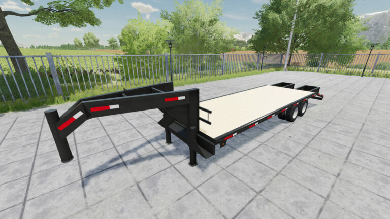 Lizard Gooseneck Autoload Bale Trailer V 10 ⋆ Fs22 Mods 5202