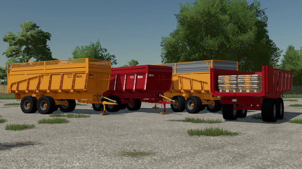 Maitre Old Trailers Pack V 1.0 ⋆ Fs22 Mods