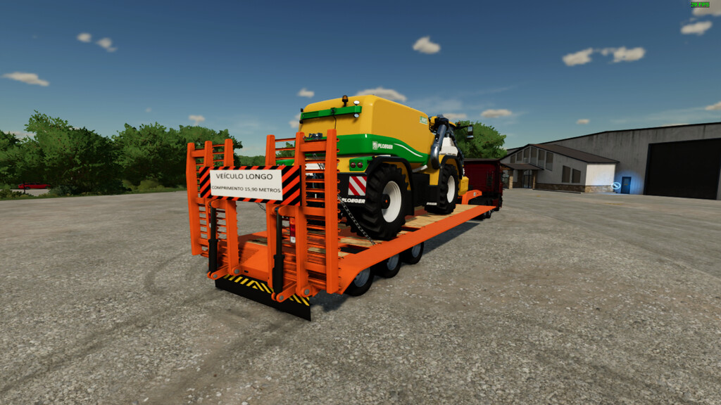 Agricultural Low Loader Trailer V 10 ⋆ Fs22 Mods 4996