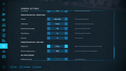 Production Info Hud v 1.1.1