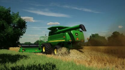 Wheat and Barley Stubble with Tire Tracks v 1.0
