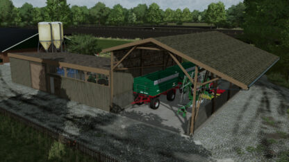 Old Barn With Shelter v 1.0