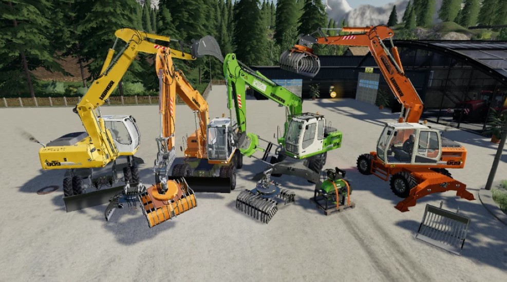 Liebherr 909 Pack V 1010 ⋆ Fs22 Mods 0624