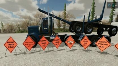 Logging Signs Pack v 1.0