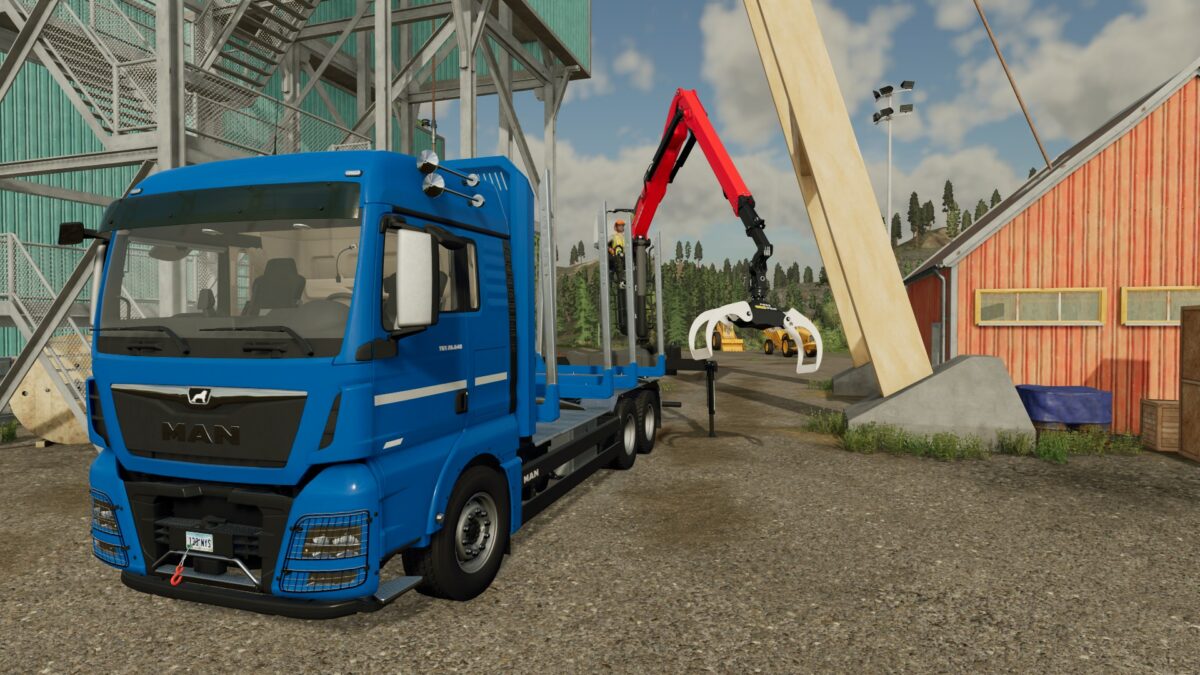 MAN Trucks with Winch v 1.0 ⋆ FS22 mods