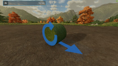 Push Round Bales v 1.0
