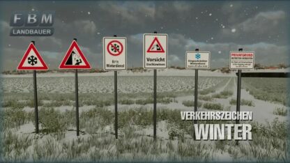 Traffic Signs Winter Pack v 1.0