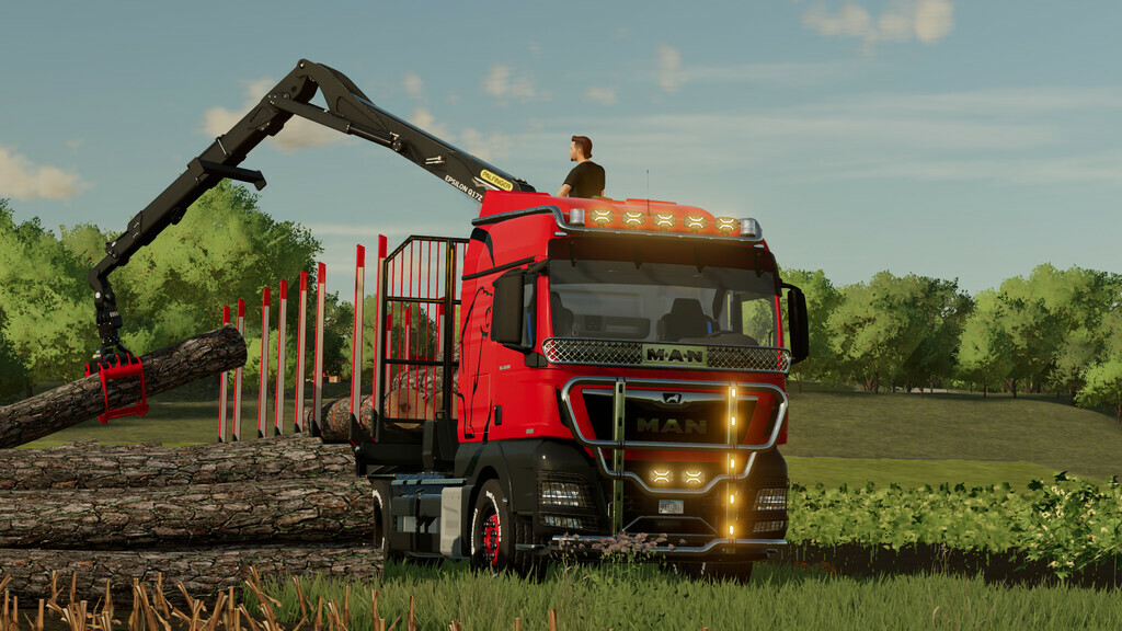 Man Tgx Forest Semi Truck V 20 ⋆ Fs22 Mods 3682