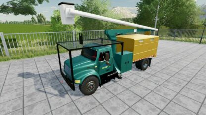 International 4900 Bucket Winch Truck v 1.0