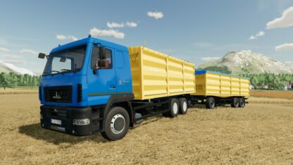 MAZ 6501A8 Kolos & Trailer v 1.0 ⋆ FS22 mods