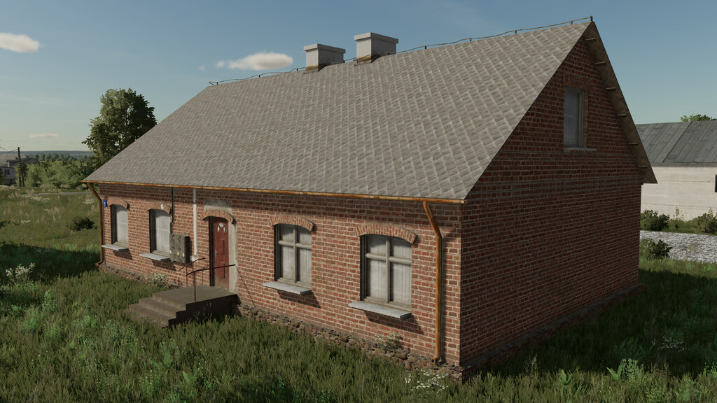 Old Post German House v 1.0 ⋆ FS22 mods