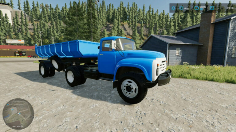 ZIL 130 B1 & Trailer v 1.0 ⋆ FS22 mods