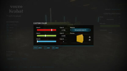 Color Configurator v 1.0