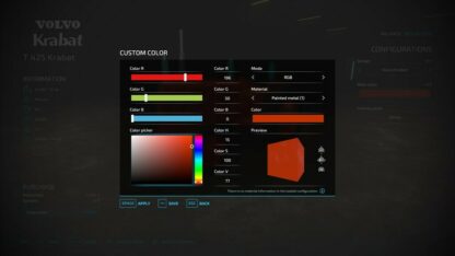 Color Configurator v 1.2