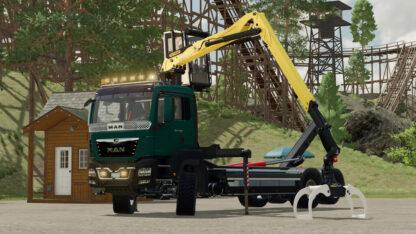MAN TGS Crane HKL v 1.0