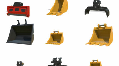 20 – 40 Ton Excavator Buckets Pack v 1.0