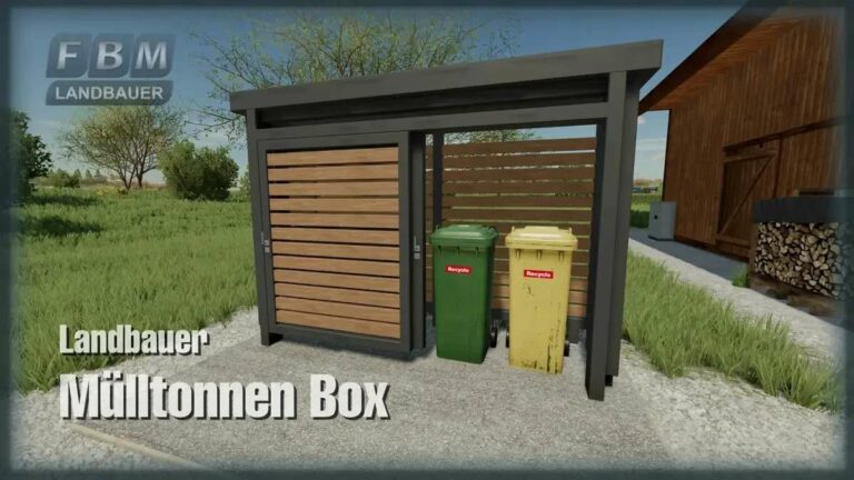Landbauer Garbage Can Box V 10 ⋆ Fs22 Mods 2628