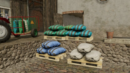 Pallet with used Sacks v 1.0
