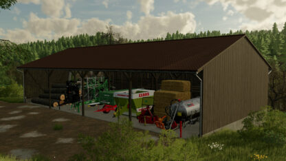 Bunker Silo with Roof v 1.0