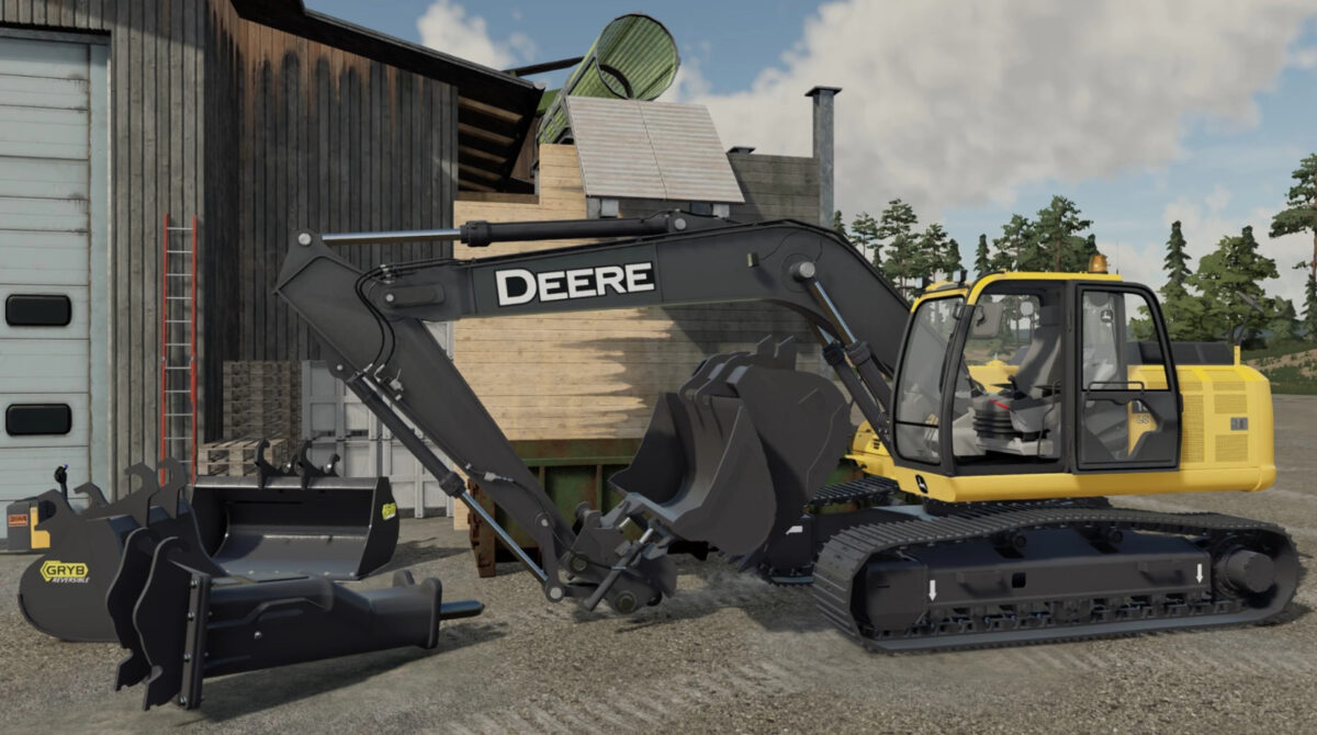 John Deere 180G v 1.0 ⋆ FS22 mods