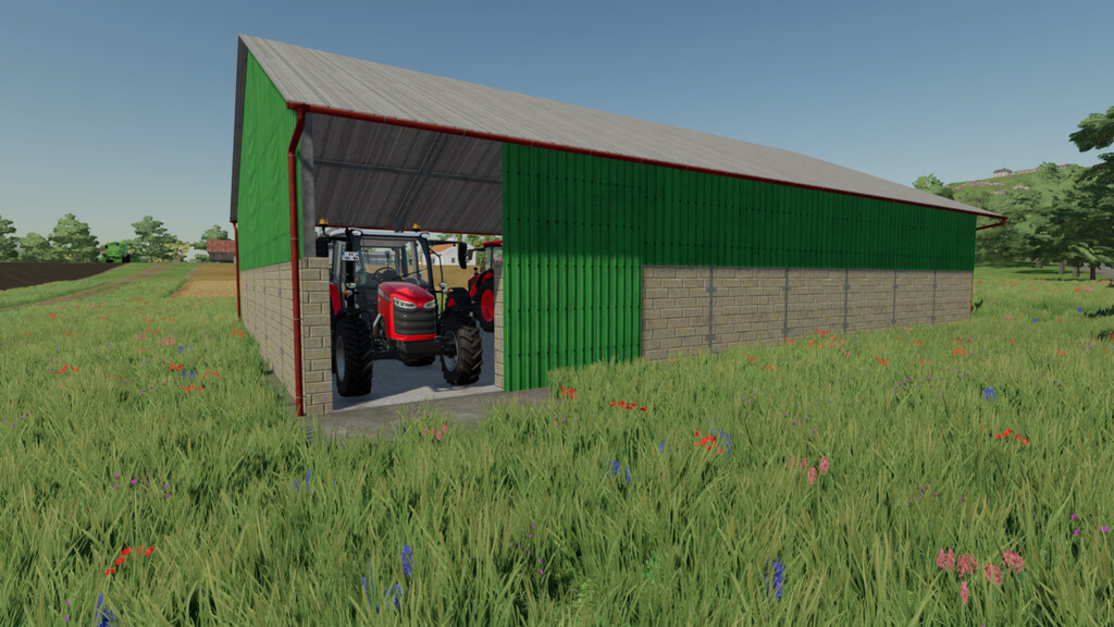 Green Hall v 1.0 ⋆ FS22 mods