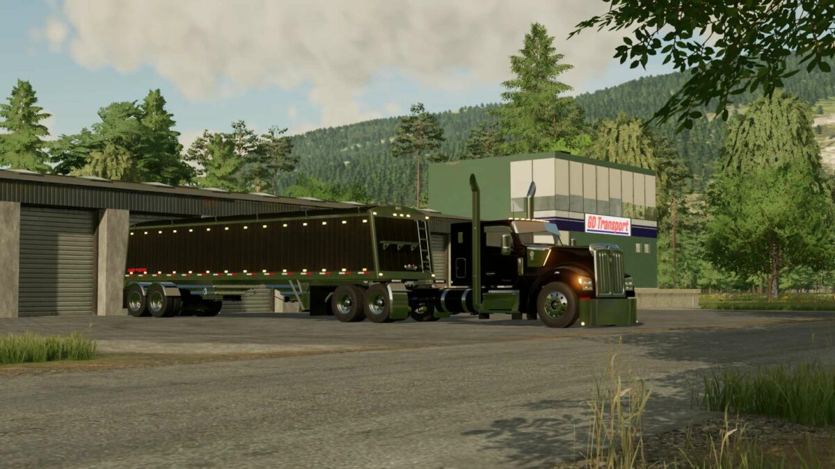 Lode King Hopper Bottom Trailer v 1.0 ⋆ FS22 mods