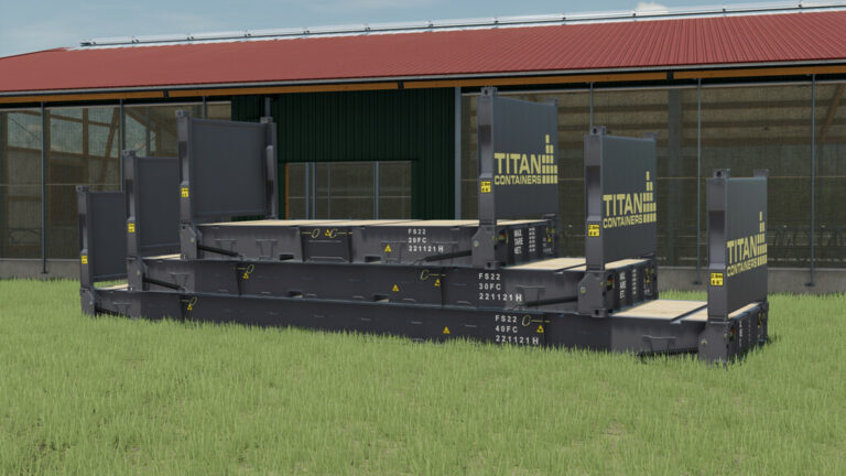 Cp Titan Flat Rack Containers V Fs Mods