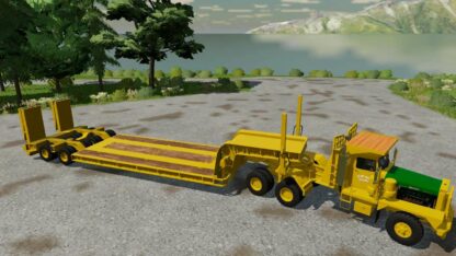Off Highway Lowbed Trailer v 1.0